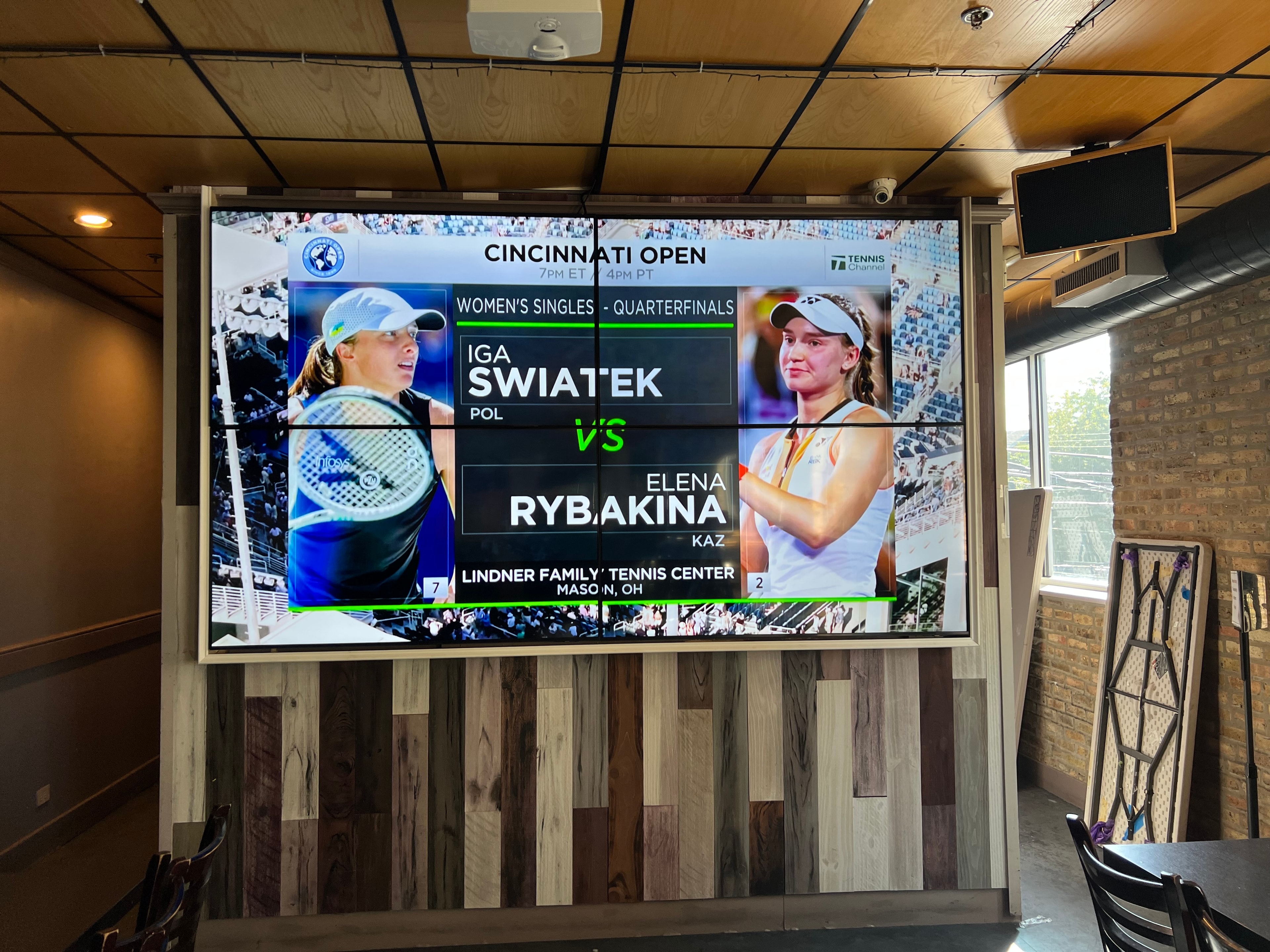 Professional AV setup